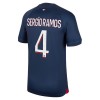 Goedkope Paris Saint Germain 2023-24 Sergio Ramos 4 Thuisshirt